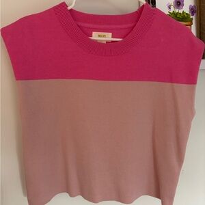 Maeve Vibrant Pink Knit Top